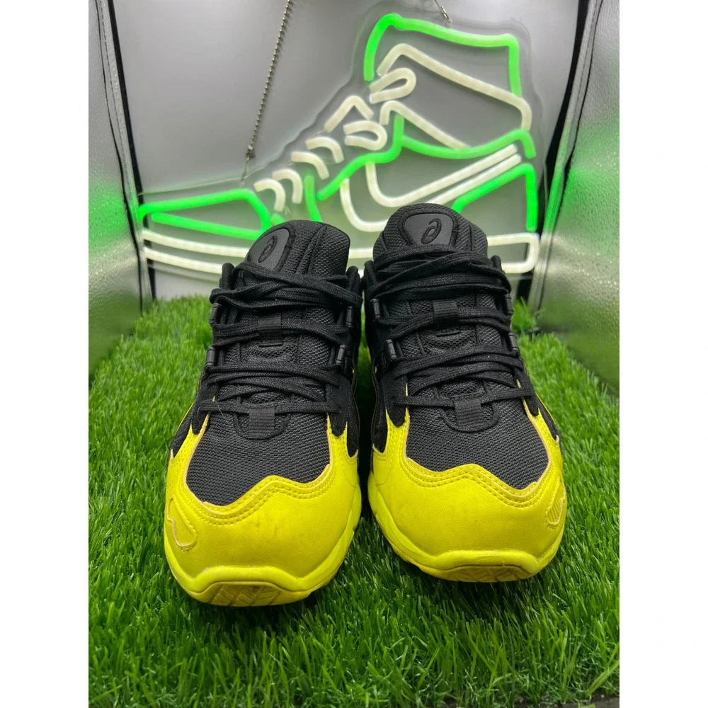 ASICS Gel-Quantum 360 5 Mens Black Yellow Running Shoes 1021A345 Size 8.5 - Picture 2 of 7